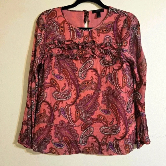 J. Crew Silk Blouse - Picture 1 of 6